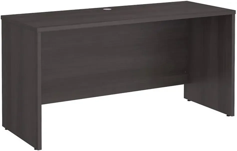 60W x 24D Credenza Desk in Storm Gray, Computer Table for Home or Professional Office