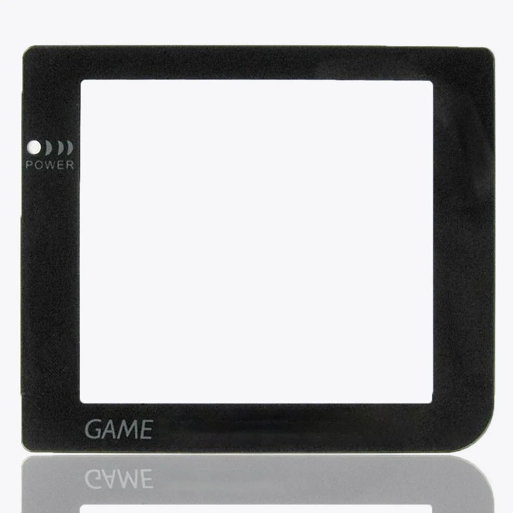 for Gameboy Pocket Glass Lens Protective GBP Screen Dust Proof Black/ Silver