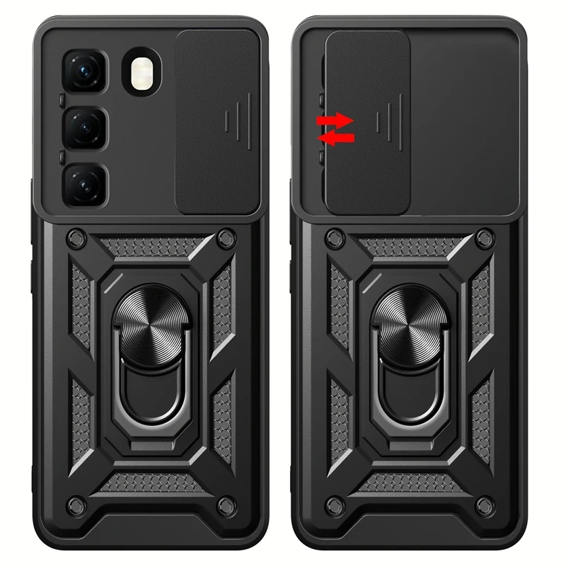 For Infinix Hot 50 4G Case Shockproof Armor Slide Lens Protect Phone Case for Infinix Hot50 4G 6.78