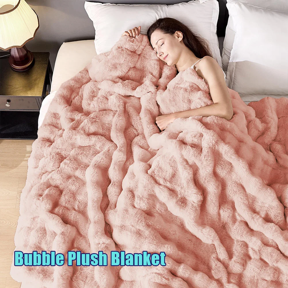tuscany-style-double-sided-thickened-warm-soft-faux-rabbit-fur-bubble-plush-blanket-for-office-nap-sofa-throw-bedroom-decor-home