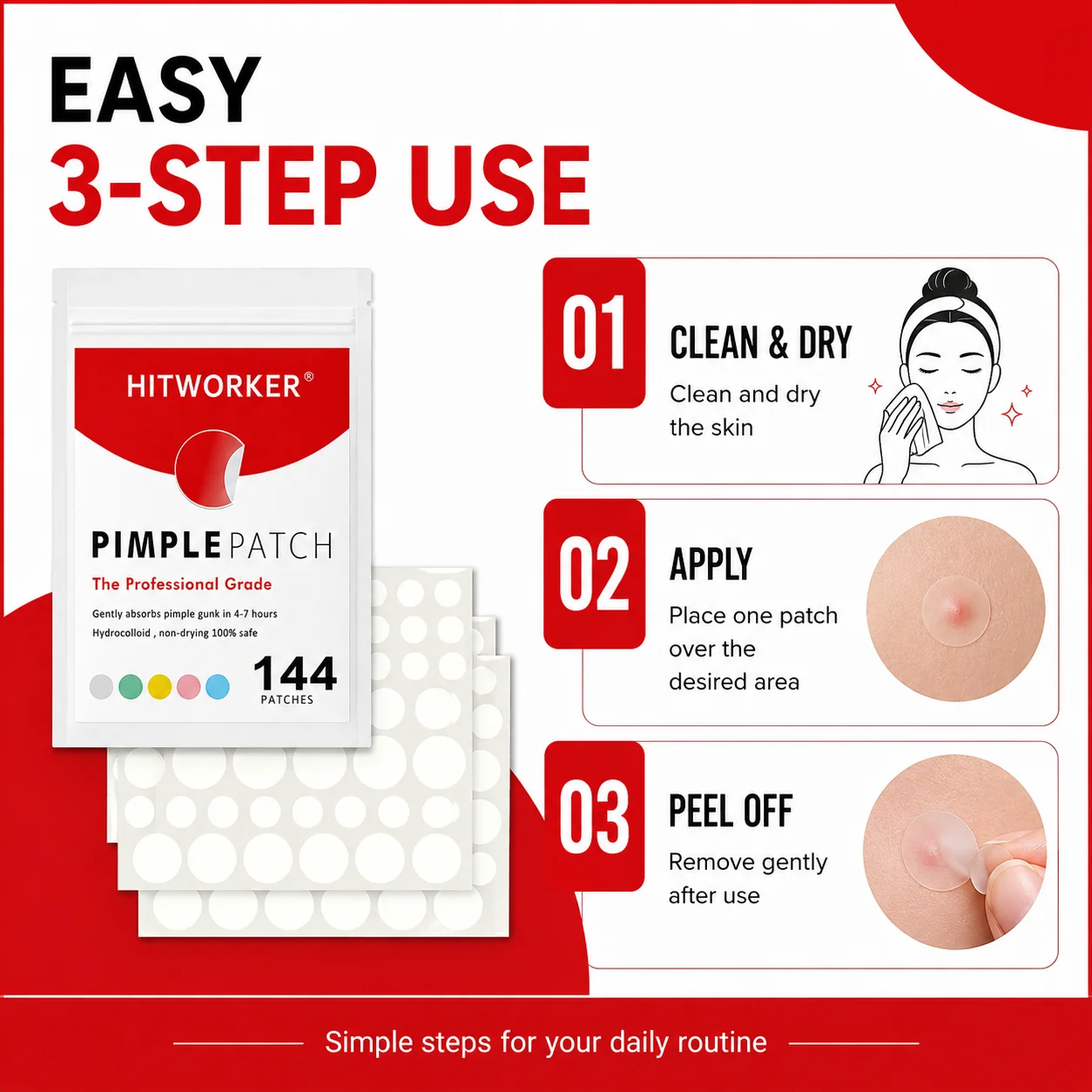 144Pcs Dual-Size Microneedle P - Face Oil review and price