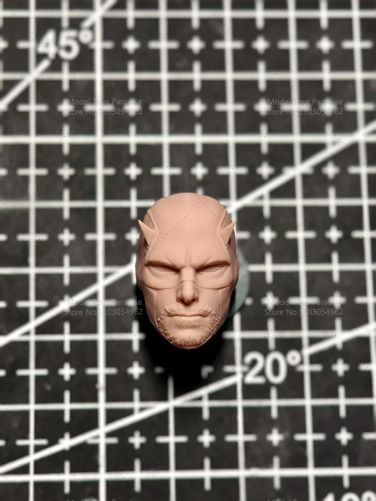 غير مصبوغ لتقوم بها بنفسك 1/12 مقياس أنيمي دارديفيل الأبيض نموذج رئيس بطل السوبر الرجال الجندي رئيس نحت صالح 6 بوصة عمل الشكل الجسم #2