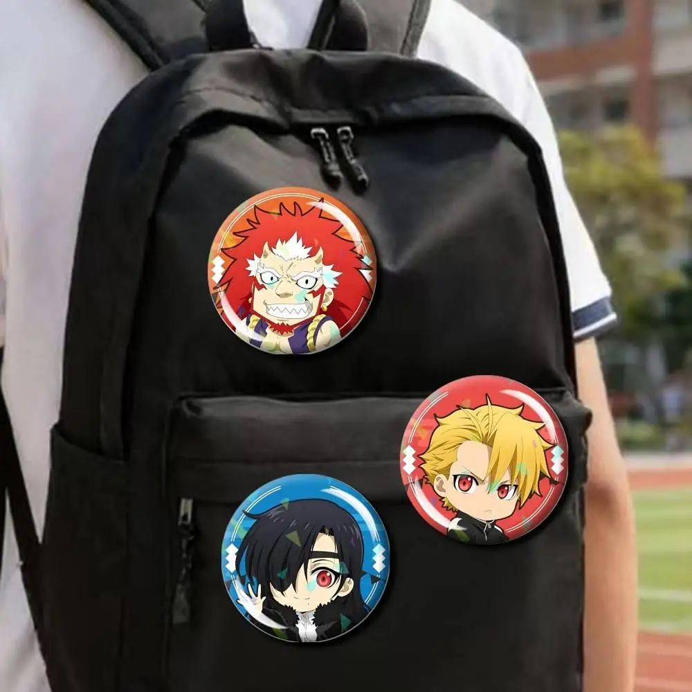 D-Daemons of the Shadow Realm Merch Round Badge Pins Creative Pins Bag Decor Accessories Fan Collection Gifts for Friends