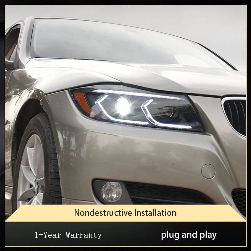 

Car Accessories LED Head Lights For BMW E90 2005-2012 320 328 316i 318i 330i Facelift Front Lamps DRL Automotive Accessories