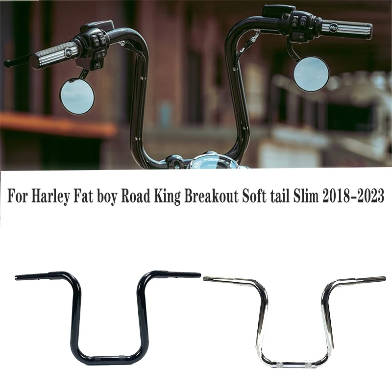 Fat Boy Road King Breakout Soft Tail Slim 2018-2023 Custom Handlebar Motorcycle 1-1/4