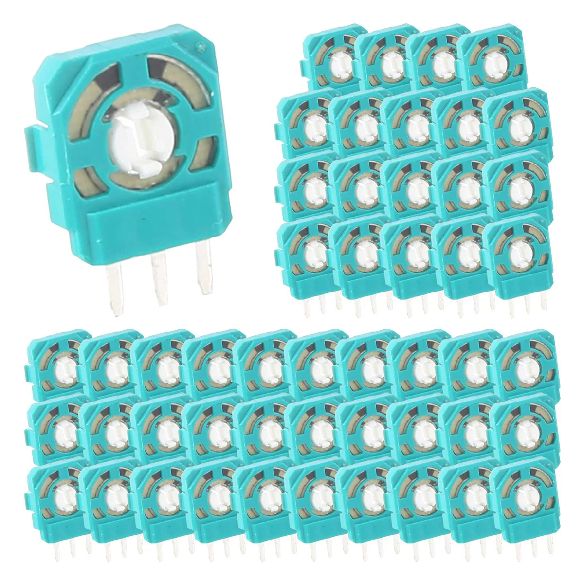 50PCS สําหรับ ALPS จอยสติ๊ก Potentiometers Sensor โมดูลสําหรับ PS5 ตัวควบคุม 2K3Ω 3D Thumbstick แกนตัวต้านทาน Repair Part