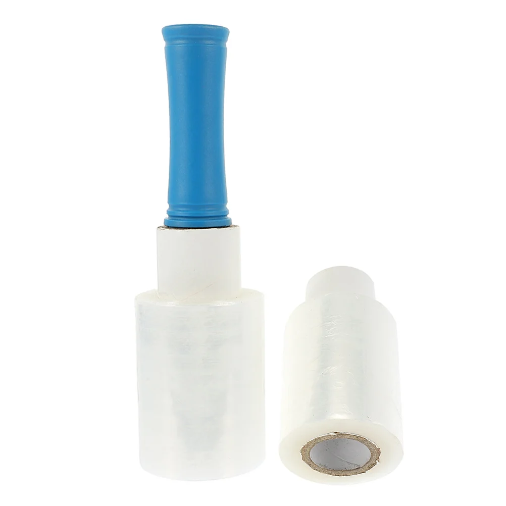 Stretchfoliengriff, mattes Klebeband, Zellophanfolie, durchsichtige, bewegliche Kunststoffverpackung, Schrumpfung