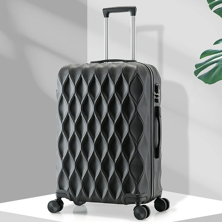 Rollgepäck Spinner Kofferräder 20-Zoll-Kabine Passwort Koffer Trolley Gepäcktasche Mode Frau leichtes Gepäck