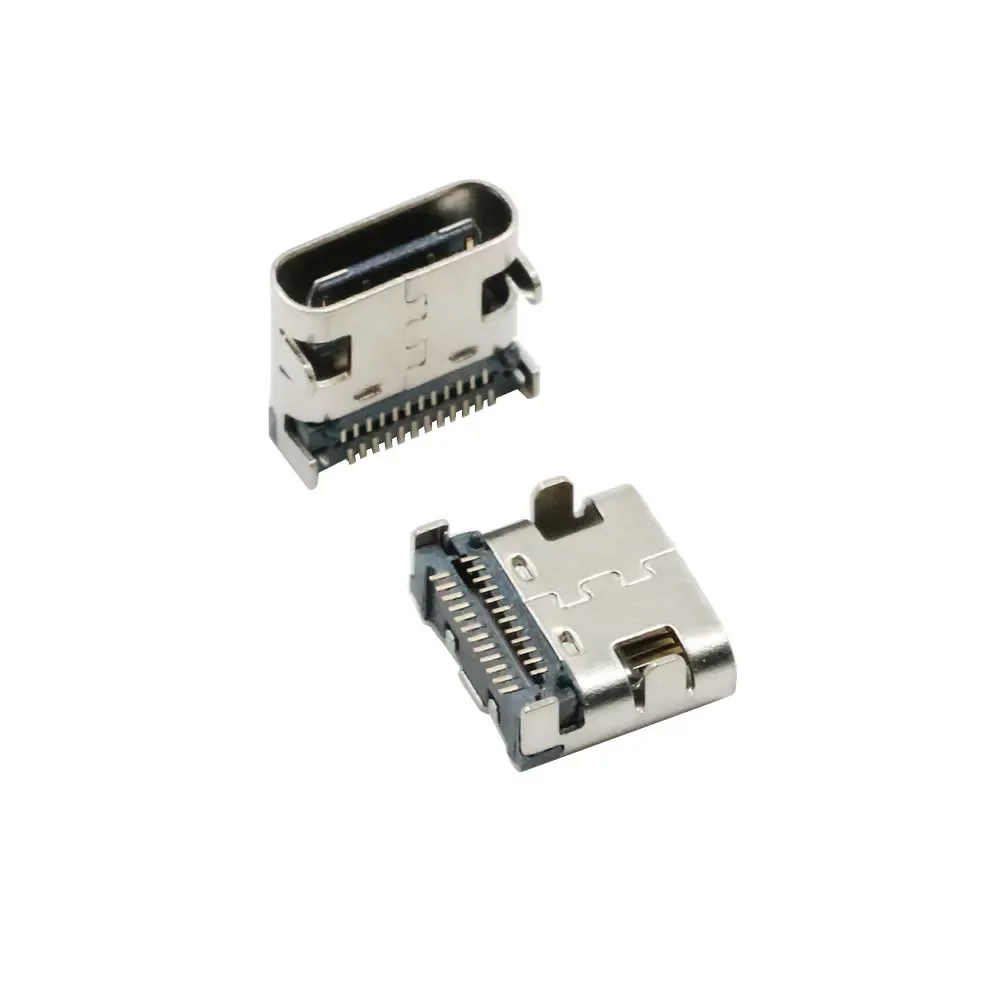 Type C USB Connector Female Charging Port Jack 2/6/14/16/24 Pin Type-C Socket PCB Soldering SMD SMT DIY Repair Type C Adapter