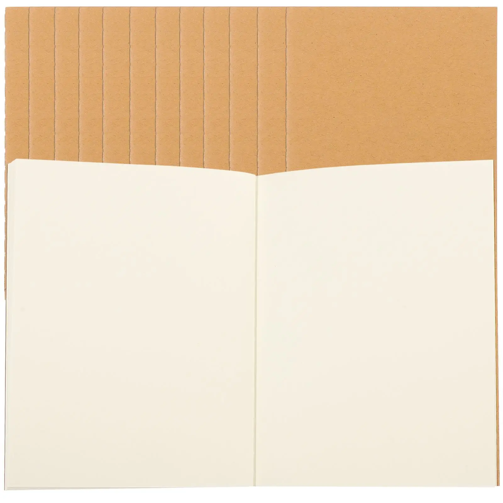 

12PCS Blank Paper Travel Journal Memo Pad Kraft Journal Kraft Notebook Diary Journal Blank Page Notebook