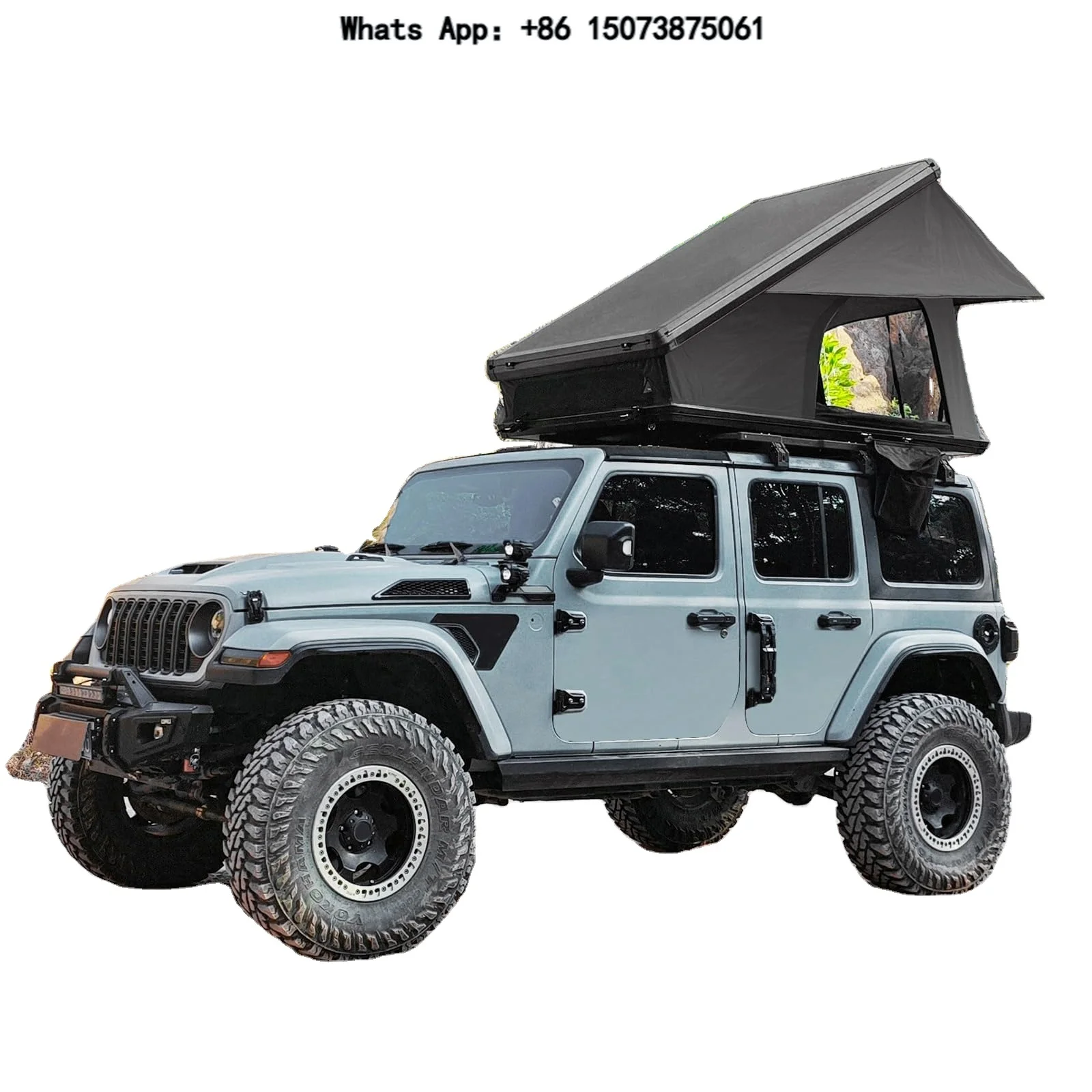 Durable 8cm Ultra-Thin Waterproof Oxford Hard Shell Rooftop Tent Quick Automatic Opening Customizable Logo for