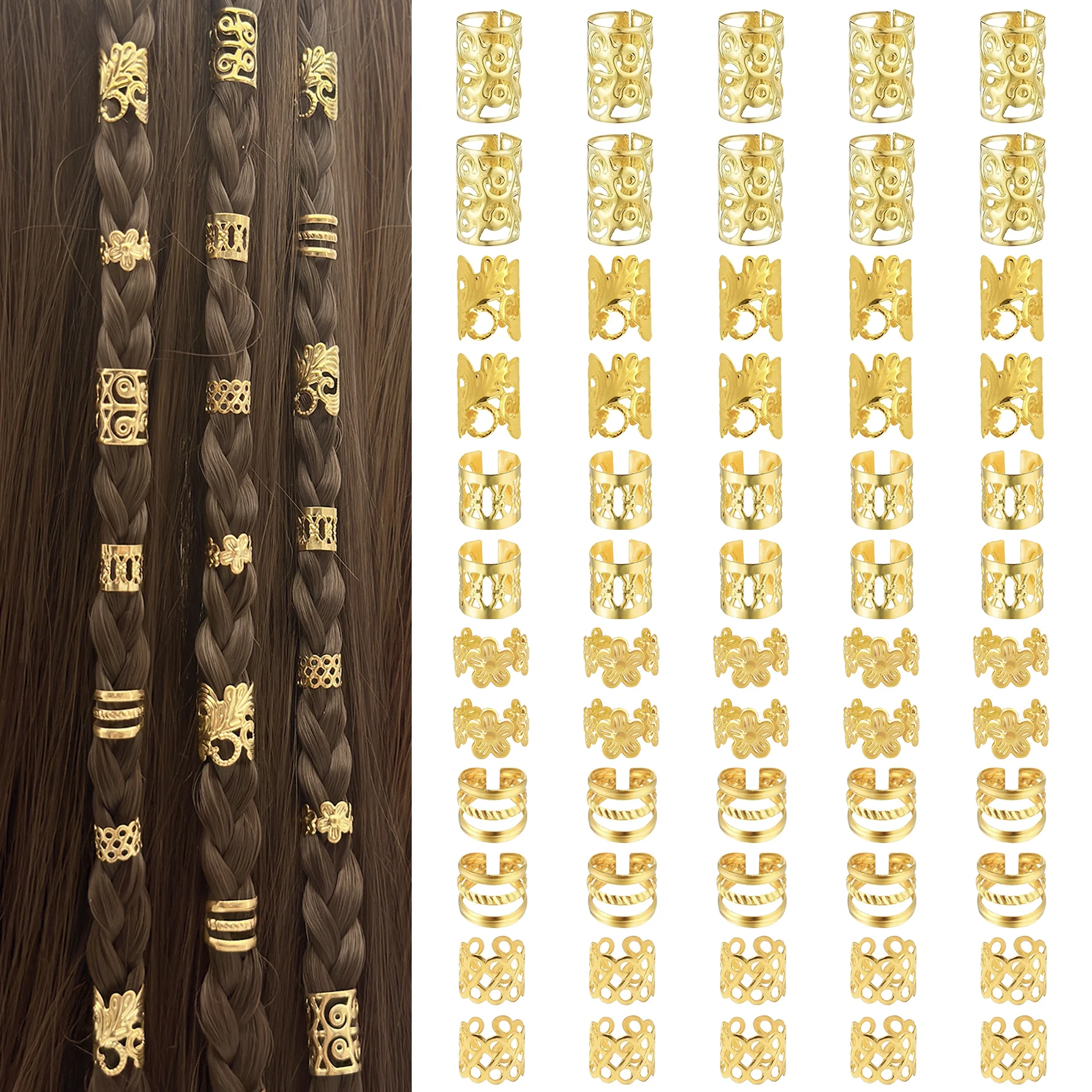 60Pcs Loc Jewelry F…