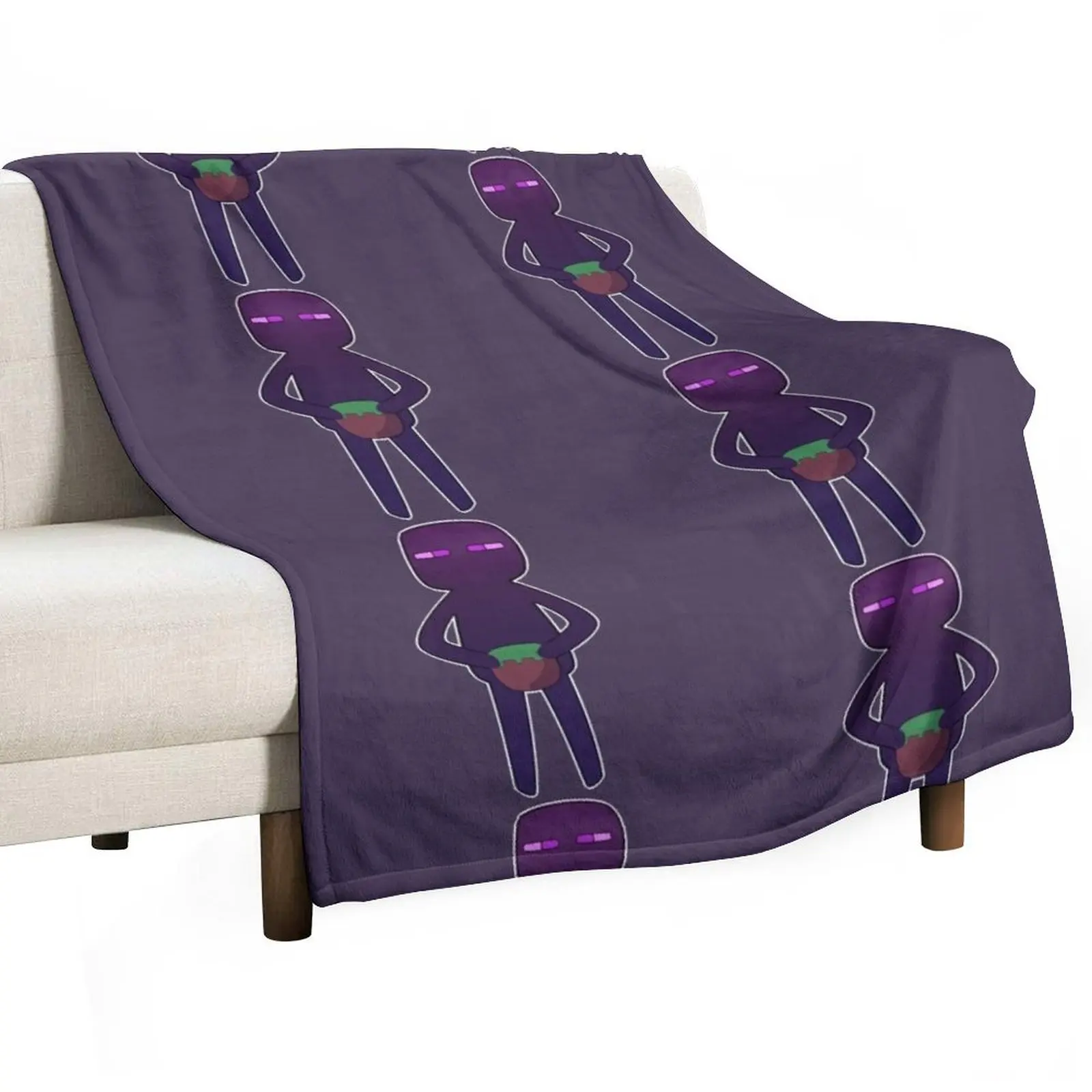 

Enderman Throw Blanket Soft Home Decor Blanket for Couch Bedroom