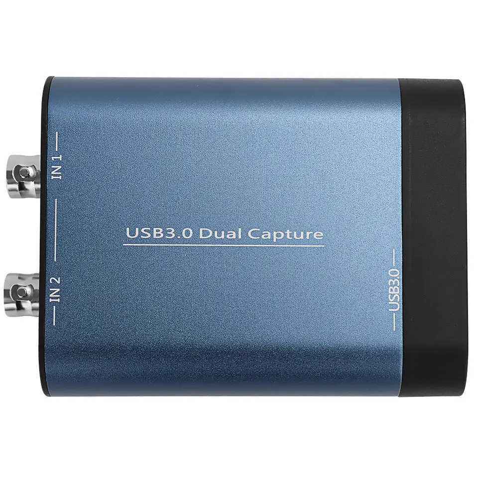XMSJ-2 Channels SDI 1080P60 Video Capture Card SDI To USB 3.0 Video Dongle Game Live Streaming Broadcast