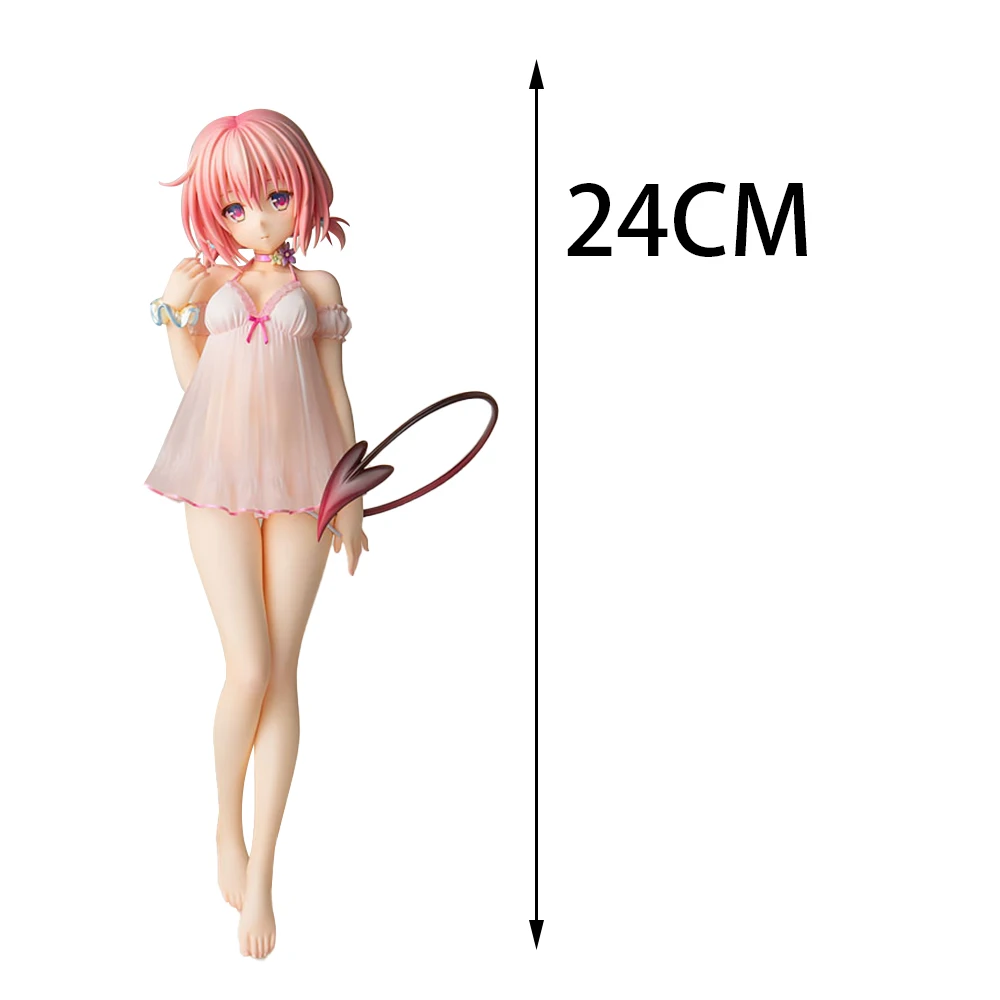 Anime Momo Belia Deviluke rysunek Lala Satalin Deviluke figurka Yuuki Mikan model ozdoby na biurko kolekcja prezentów 26.5cm