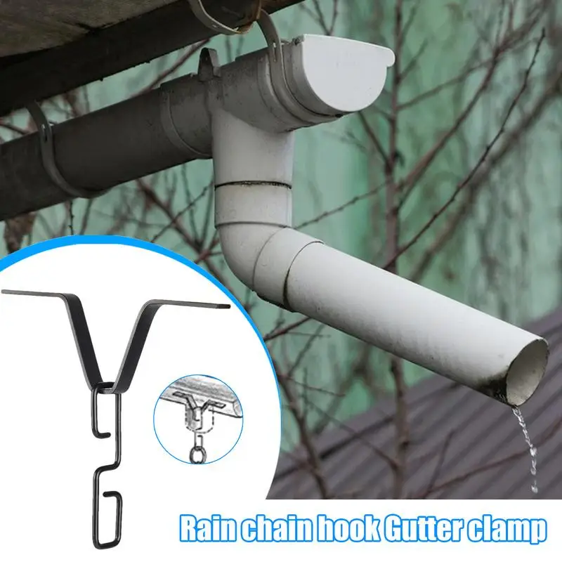 

Rain Chain Hook Gutter Adapter Clothes Clothes Clothes Clothes Clothes Hangers Metal Drainage Decorative Cups Iron Drainer