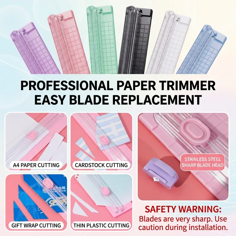 A3 Paper Cutter Trimmer Uncharged Manual Cutting Tool cards photos laminated paper photo albums School, Home, and Office Use