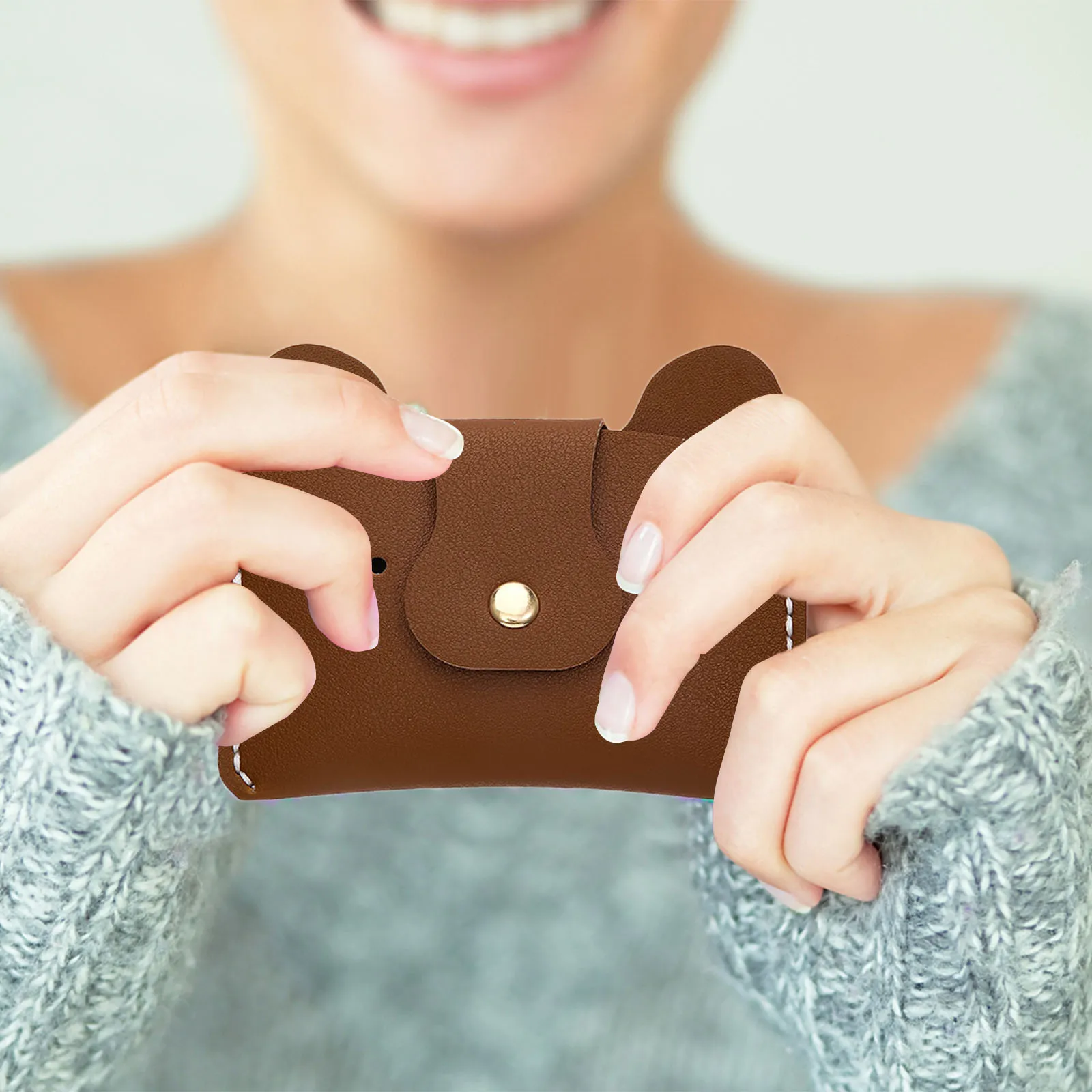 

1Set Cartoon Puppy Bag Making Kit DIY PU Purse Material Cute Animal Style Coin Pouch Craft Sewing Set for Women