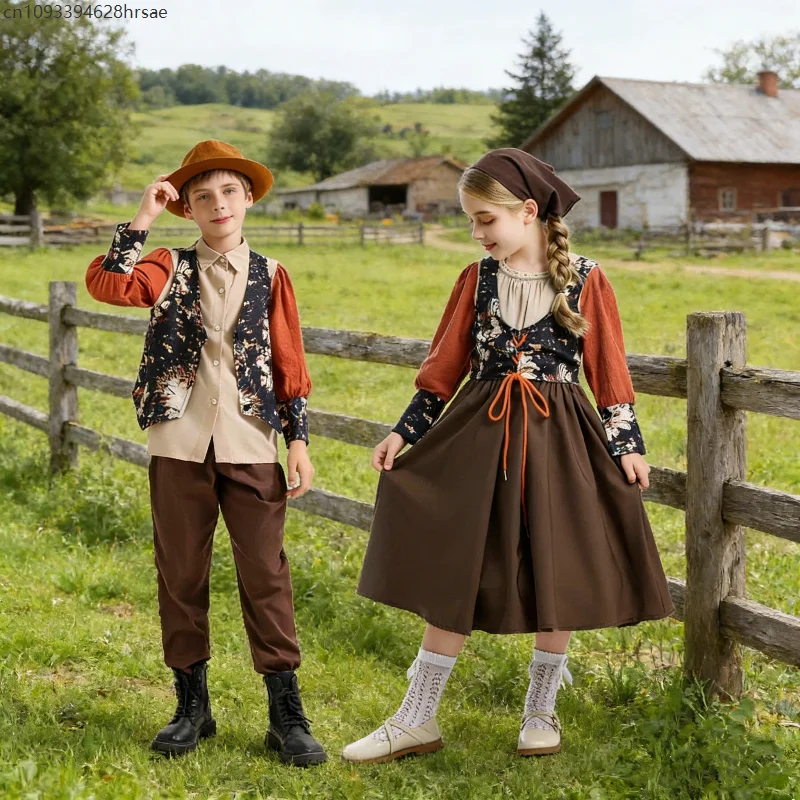 

Medieval Retro Oktoberfest Costume Manor Style Festival Cosplay Fancy Dress Royal Party World Book Day Stage Performance Outfits