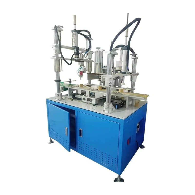 Automatic Paper Tubes Core Edges and Inside Gluing Machine Tube Bottom Gluing Sealing Machine Tube Edge Curling Machine