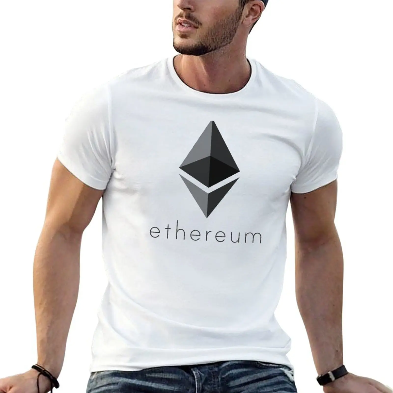 Cryptocurrency Ethereum - T-shirt Ethereum ETH à motif graphique minimaliste