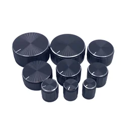 keyboard knob Aluminum Alloy Potentiometer Knob Cap Volume Control Knob Hat Rotation Switch Knob for 6 mm Hole D Shaft Knob