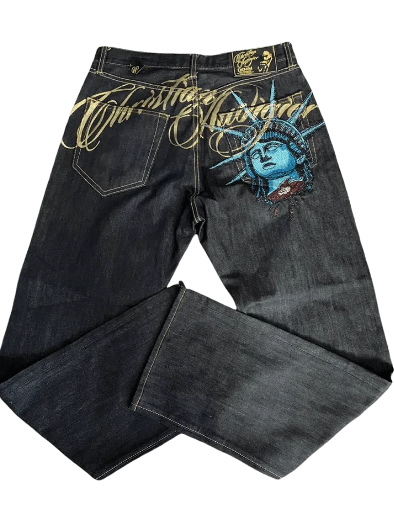 Thumbnail 2 - #4 Compare Womens Wide Leg Denim Jeans Before You Buy