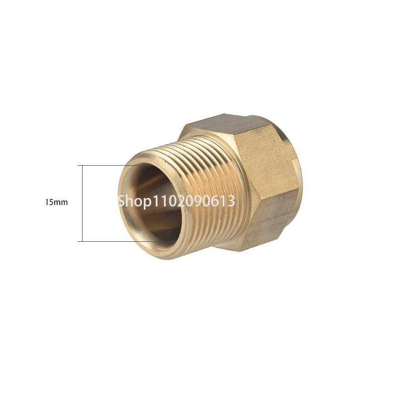 Myjka ciśnieniowa adapter M22 14MM Famale do M22 15MM gwint męski złącze mosiężne dysza do pistolet myjka rura wąż