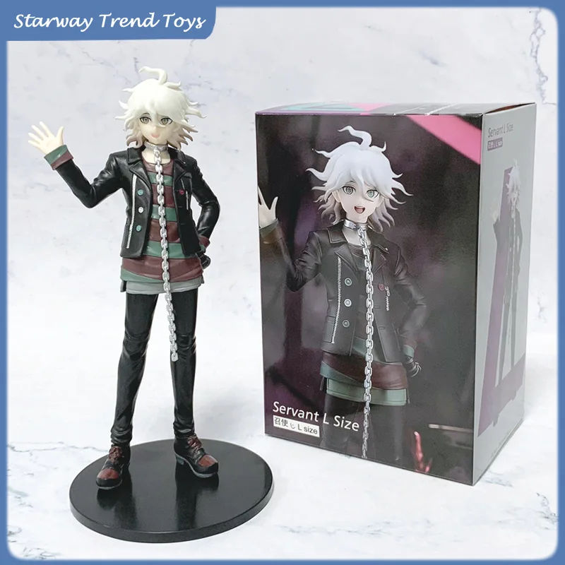 

20cm Anime Figure Eito Maeda PVC Statue from Danganronpa 2 Anime Model Butler Pose Collector's Grade Desktop Decor Toy Gift