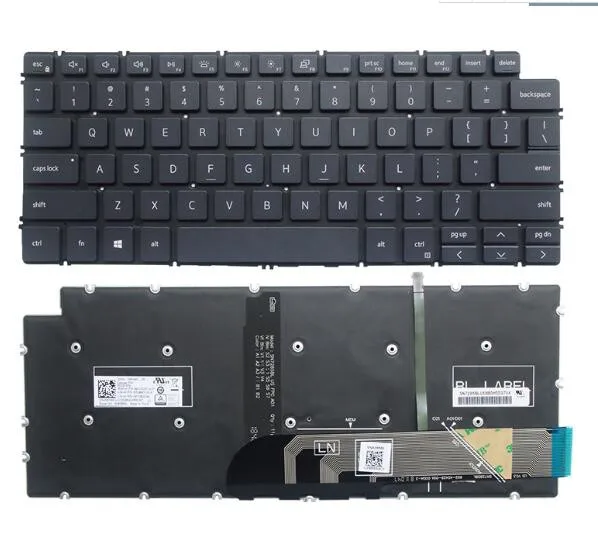

New US Keyboard for Dell 14-5390 5391 7391 5490 5491 7491 5498 7490 13-5000 5390 5391 7390 7391 Backlit US