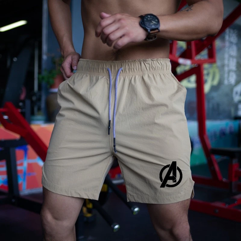 Pantalones cortos de playa impermeables para hombre, Bermudas elásticas de 4 vías para Surf, tabla de natación, verano, Q48