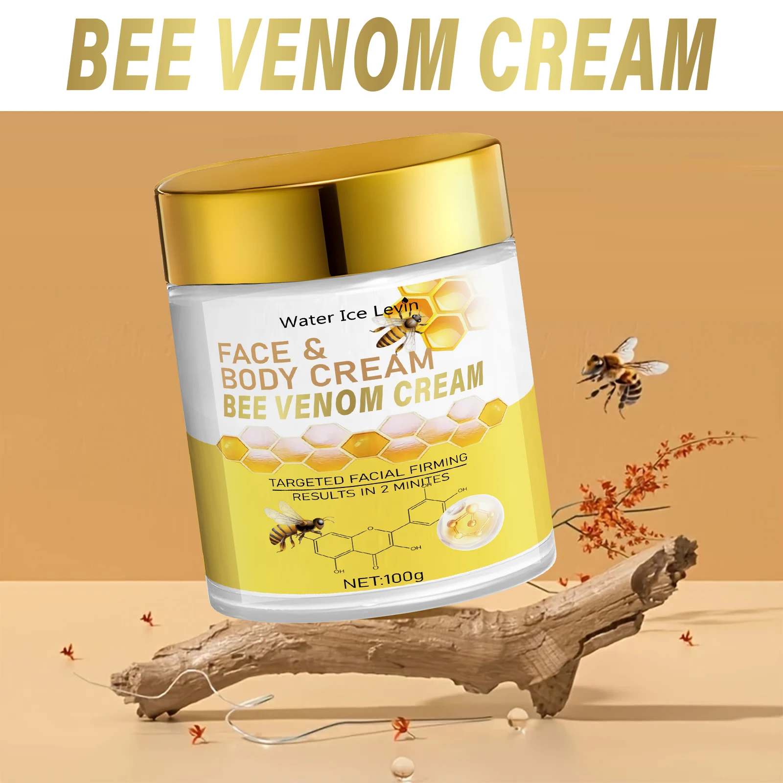 2-Minute Firming Cream | Face & Body Dual Use | Bee Complex + Collagen Boost