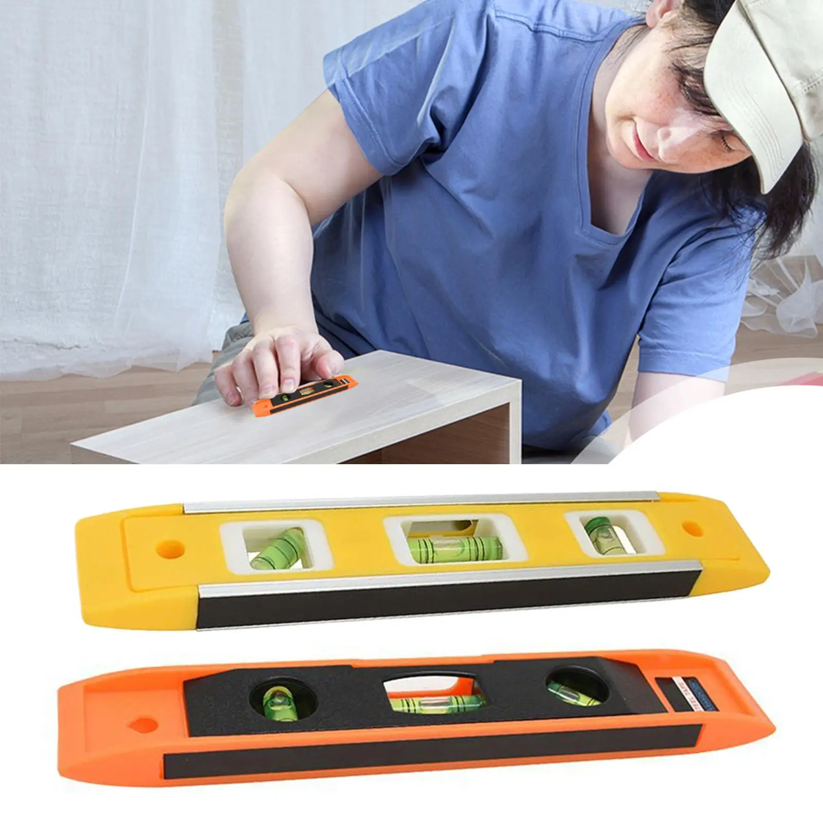 

Horizontal Bubble ABS Level Gauge Construction Level Magnetic Ceiling Leveling System Vertical Horizontal Balanced Ruler