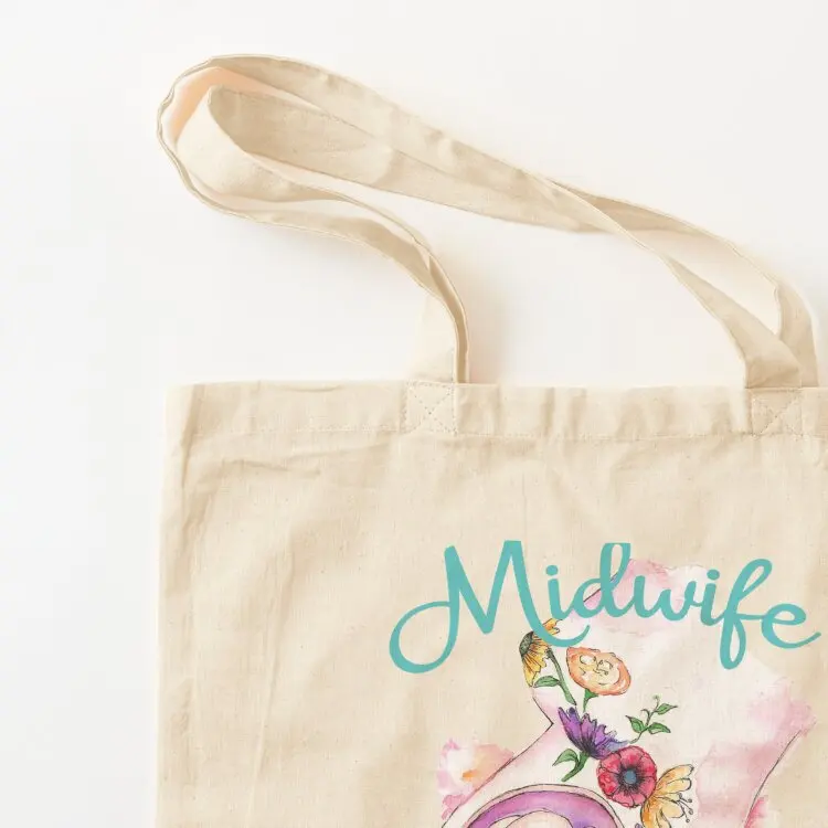 Midwife - we bring out the kid in you Tote Bag reusable grocery bags Lady bags great bag bags for women