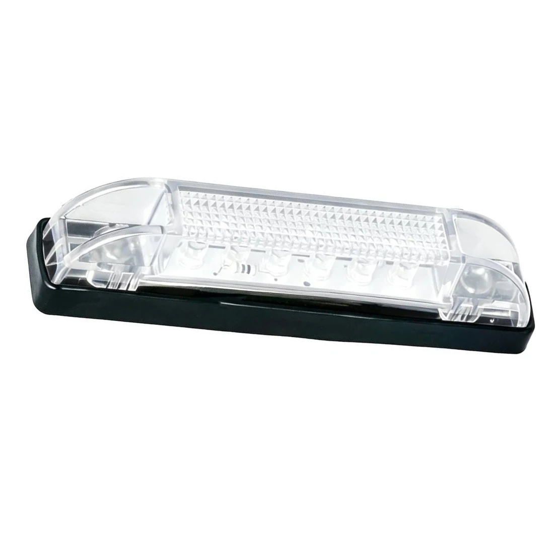 Clear 12V 6 LED Fender Flare Side Marker Clearance Light Fit For Jeep Wrangler TJ JK JL