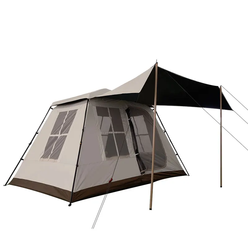 

Family Outdoor Camping Waterproof Inflatable Church Polyester Oxford Ridge Air Tent With Velarium