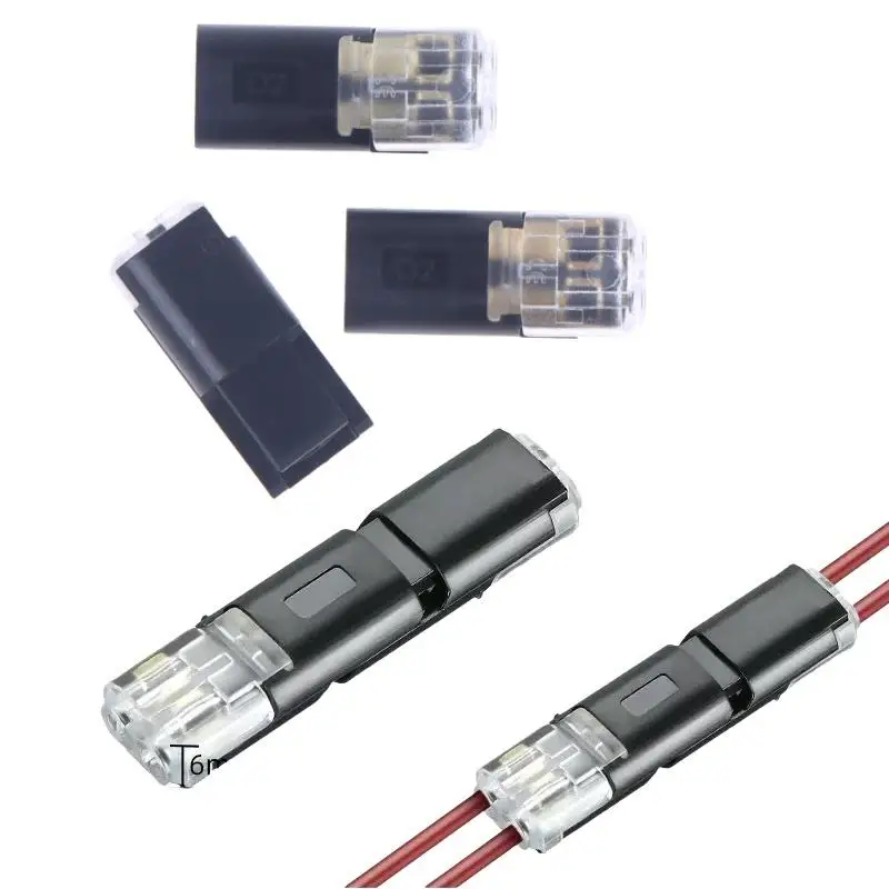 5/10/20Pcs Electrical Connector 2 Pin Way Plug Car Wire Cable Automotive Electrical Connector Strip Terminal Connection