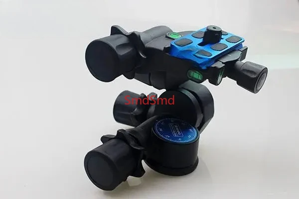 GD3WH three-dimensional gear head PTZ magnesium alloy SLR photography tripod Panoramic photography head Three-way precise