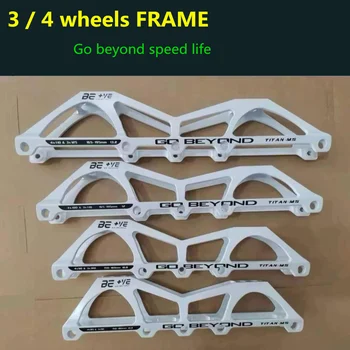 Hız paten çerçeve olabilir + VE birden fazla Multiple 12 5mm/4x110 tekerlekler 3x11 0/4x100 3x10 0/4x90 3x9 0/4x8 4 tek sıra tekerlekli paten şasi M5 alaşım CNC yarış