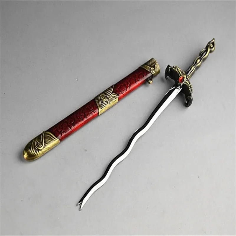 

1/6 Miniature Cold Weapons Golden Snake Sword Sheath Knife Model Toy Equip Fit 12'' Action Figure Soldier In Stock Collectible