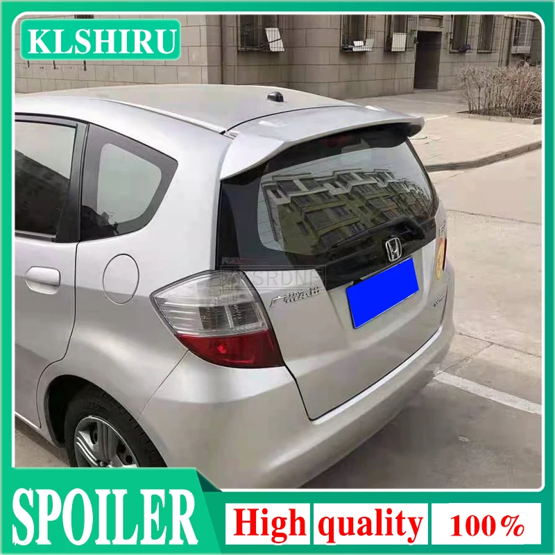 

KLSHIRU Неокрашенный задний спойлер из АБС-пластика на крышу багажника для Honda Fit Jazz 2008 2009 2010 2011 2012 2013