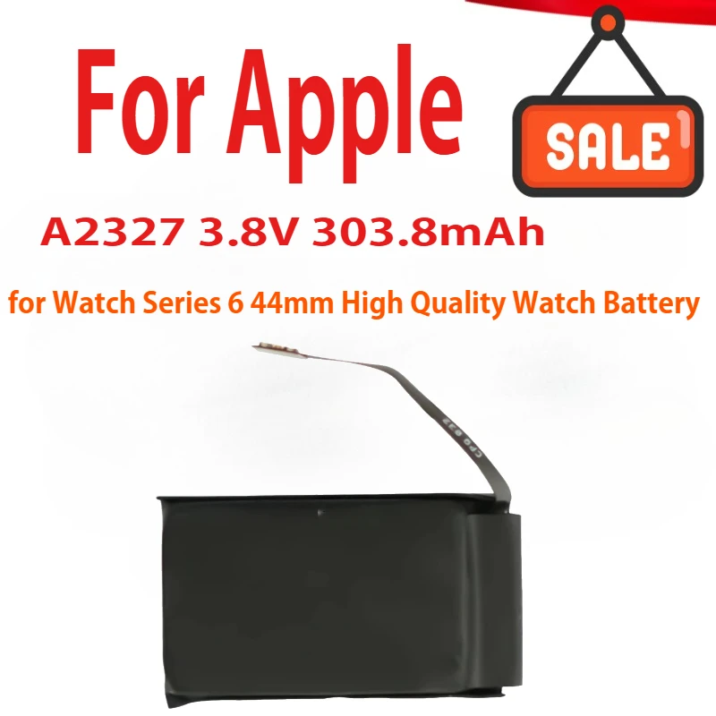 

303.8mAh Replacement Watch Battery A2327 For Apple Watch Series 6 44mm High Quality Watch Battery