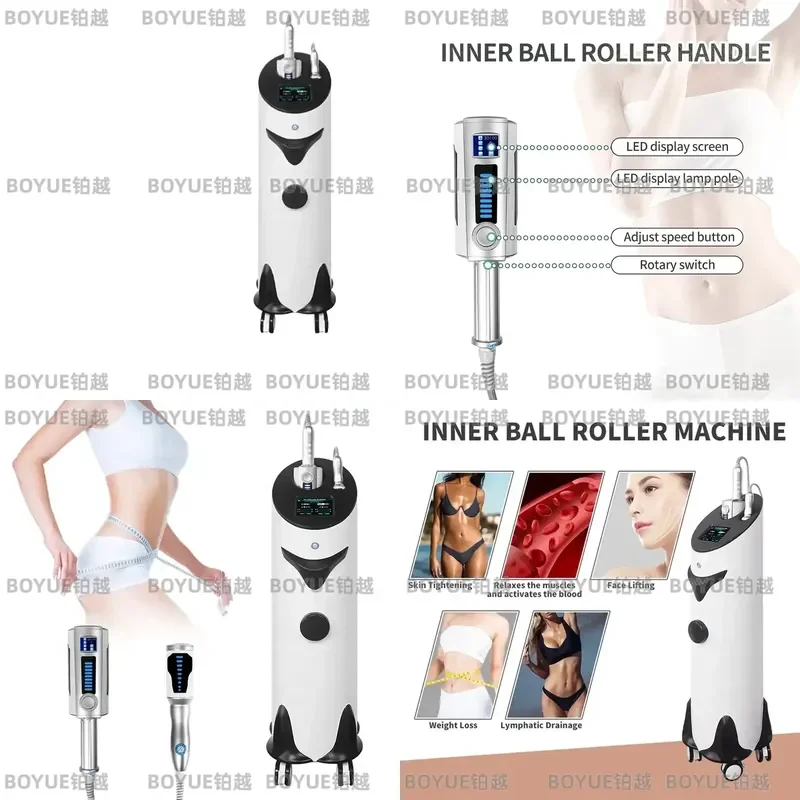 360 Rotating Roller Massager for Body Contouring Lymphatic Drainage Cellulite Reduction Fitness Instrument Anti Cellulite
