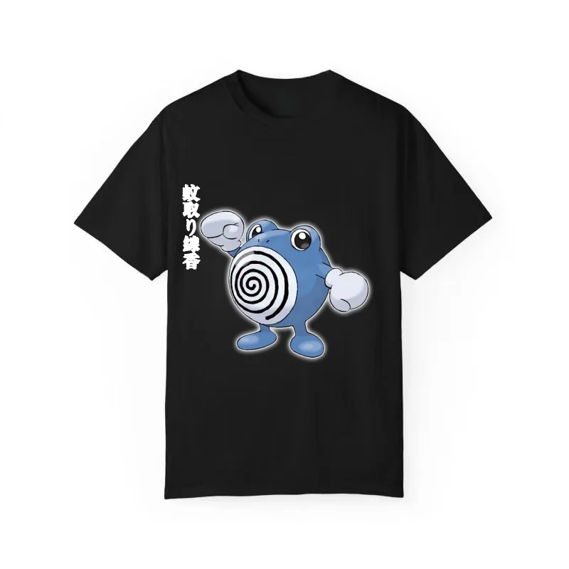 蚊の香りのポケモンtシャツ、ユニセックス、メンズトップス、原宿y2kスタイル、2026年夏の新作ストリートウェア。