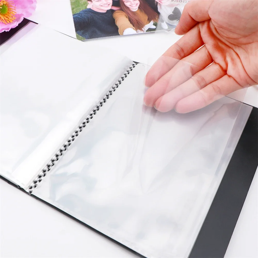 Multipurpose A6 Size Sticker Photo Storage Album with 40 Pages Book Binder For Stamps& Dies Storage Book Organizer Folder Bags