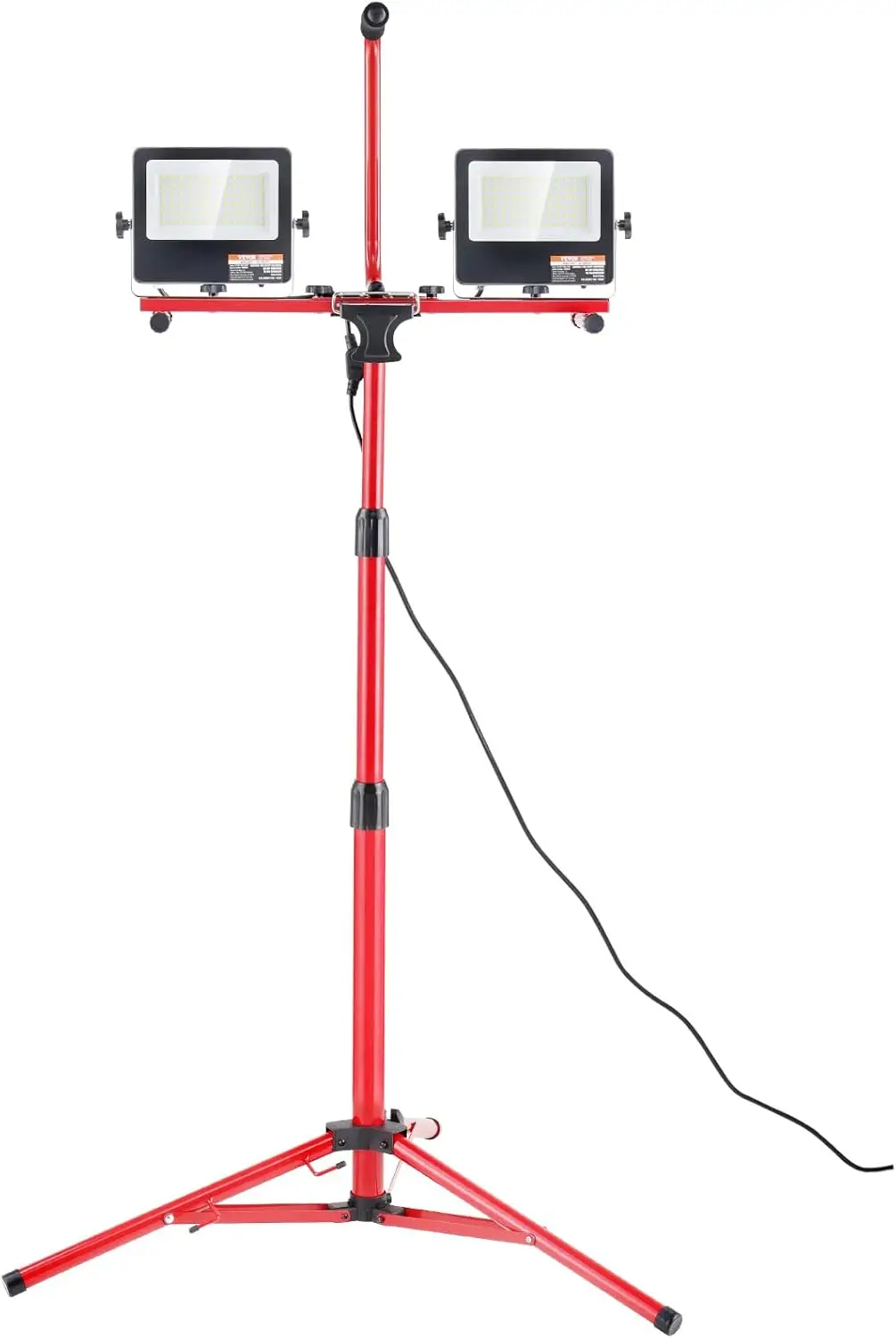 

LED Work Light with Stand, 10000 Lumen Dual-head LED Work Light with 27.6"-68.1" Adjustable and Foldable Tripod Stand