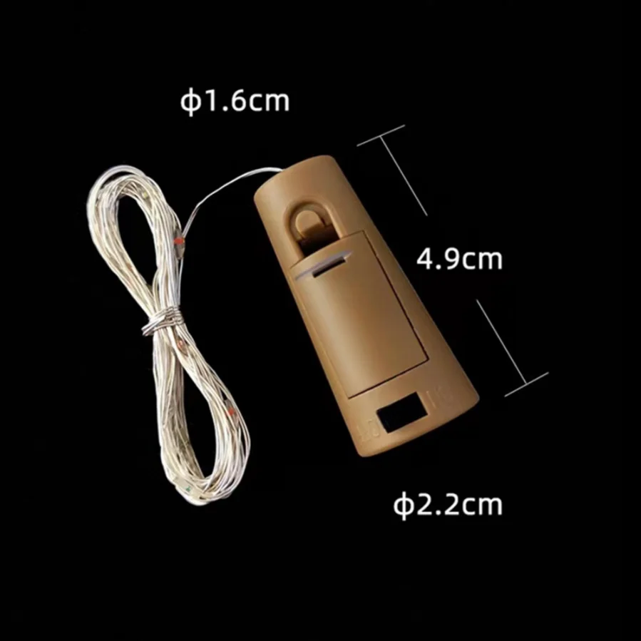 1pcs Wine Bottle Lights With Cork LED String Lights Battery Fairy Lights Garland For Christmas Party Wedding Decoration