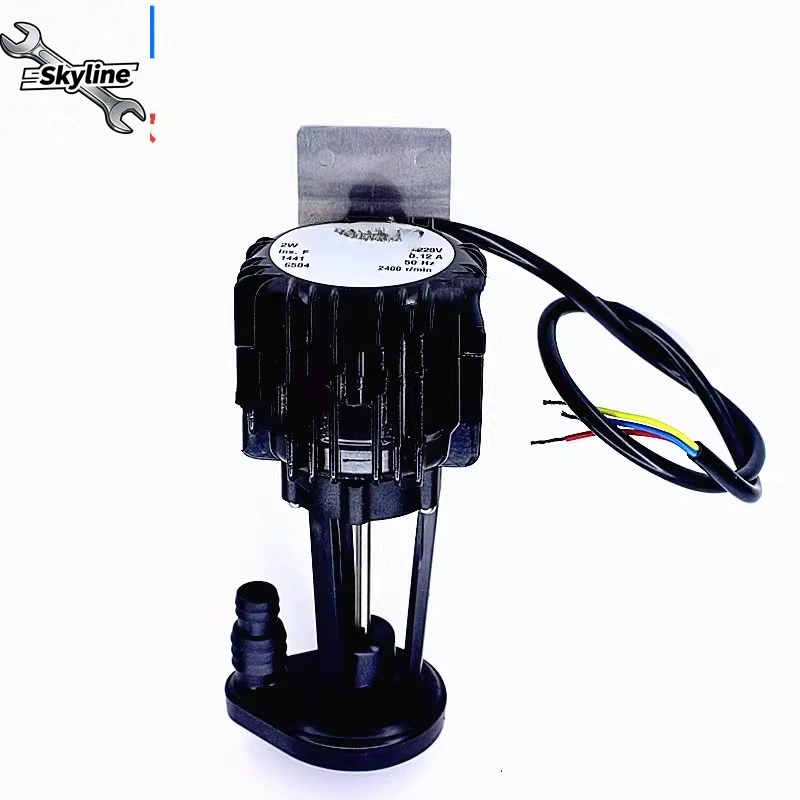 Dedicated water pump for flake ice machines and ice granulators, available in multiple power specifications from 2W to 40W