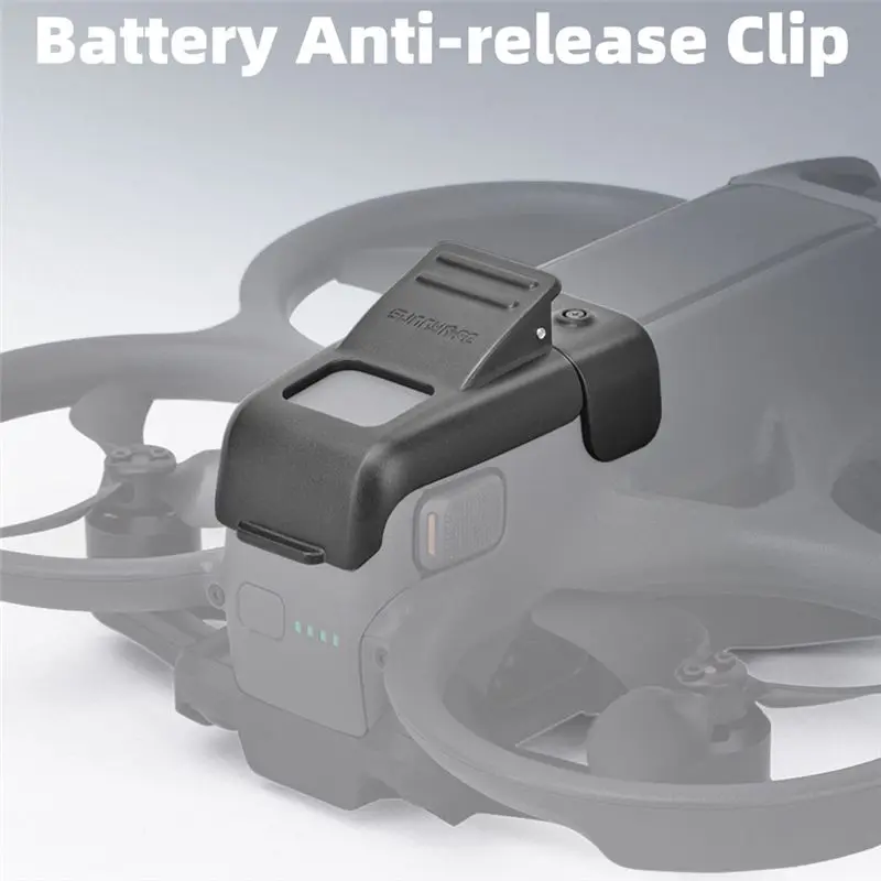 SUNNYLIFE For Avata 2 Battery Striker Clip Battery Reinforcement Locking Loose Carabiner Drone Accessories