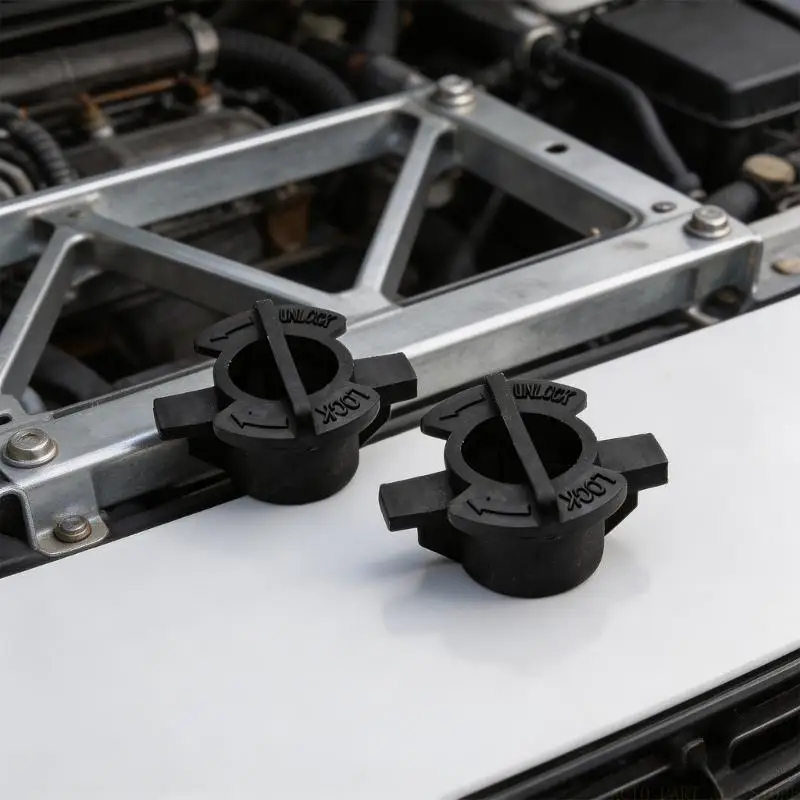 J0MA Pair Radiator Mount Support 21542-JK00A Upper Replacement Bracket for Cooling System Service, ABS Structure Reference, and